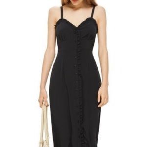 TopShop Black Button down dress